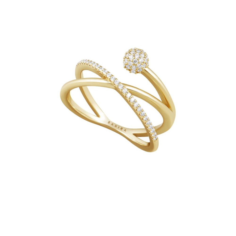 Harley Pave Twist Ring - size 6 / 7